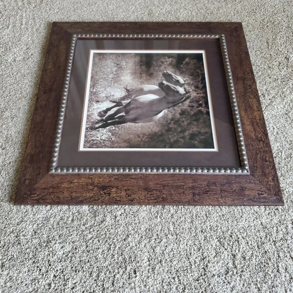 Horse Partners Framed Art Picture By Kimerlee Curyl Horses Running